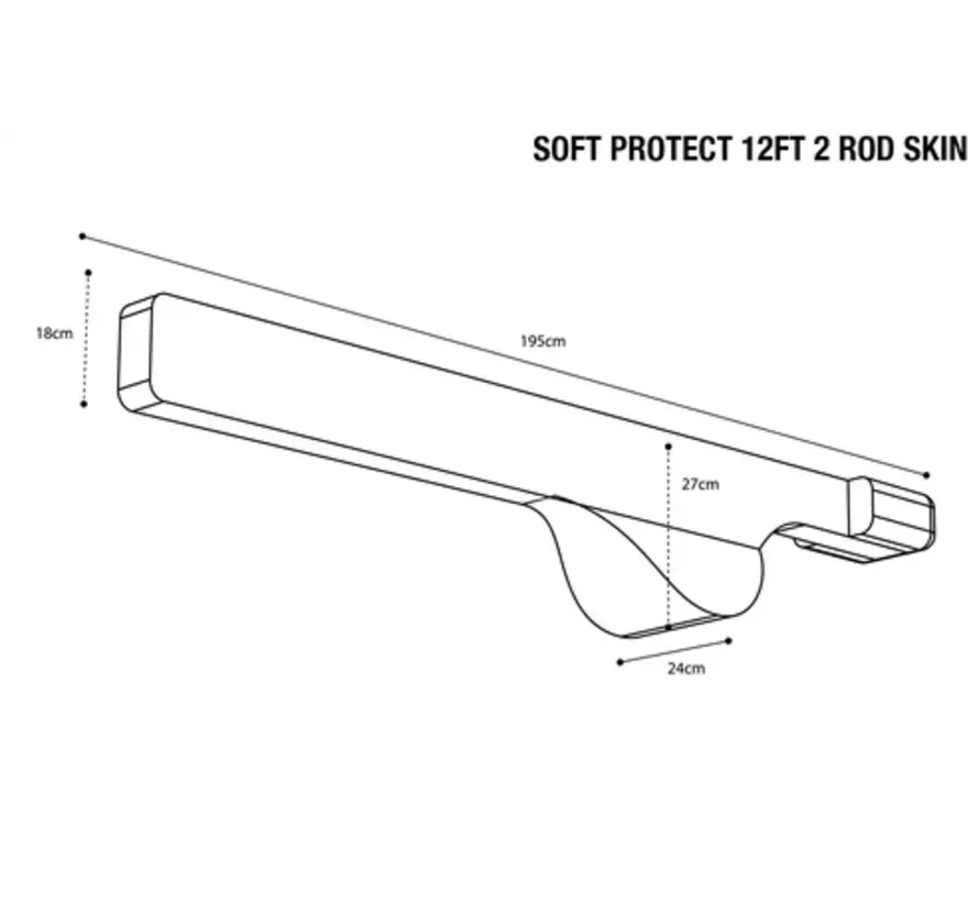 Subterfuge Soft Protect 2 Rod Skin 12Ft