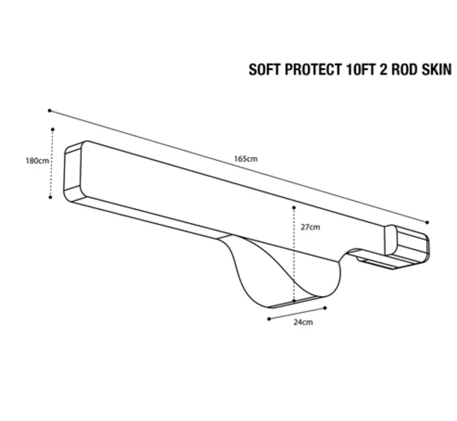Subterfuge Soft Protect 2 Rod Skin 10Ft