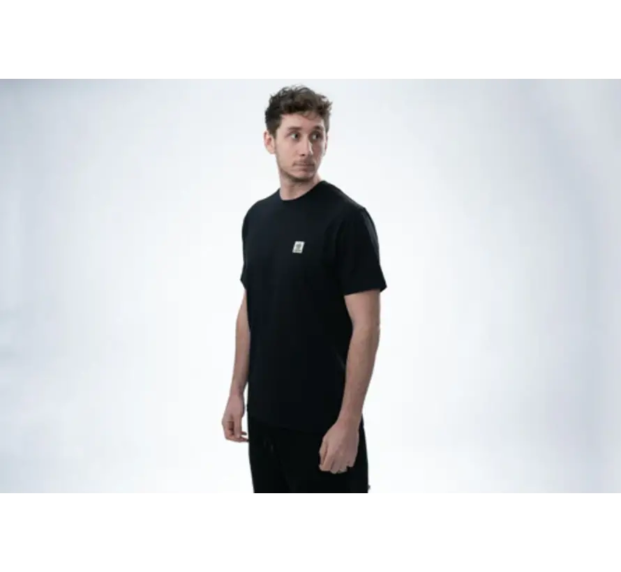 Make It Happen Badge T Shirt Black