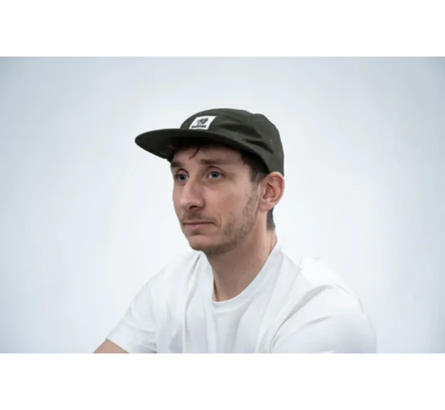 Make It Happen Badge 5 Panel Cap Green