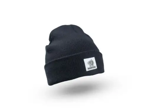 NASH Make It Happen Badge Beanie Hat Black