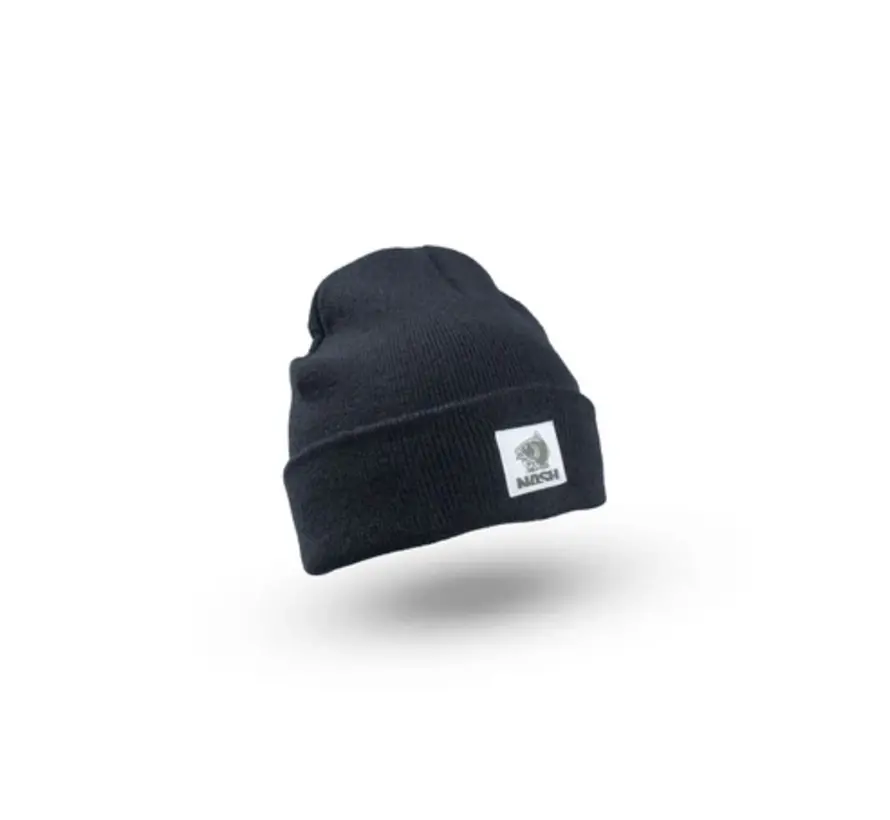 Make It Happen Badge Beanie Hat Black