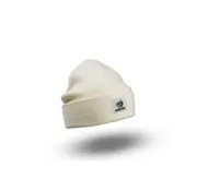 NASH Make It Happen Badge Beanie Hat Ecru