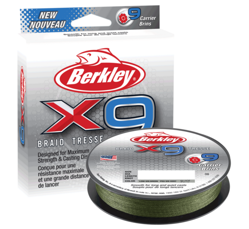 Berkley X9 Braid Low Vis Green 150 meter