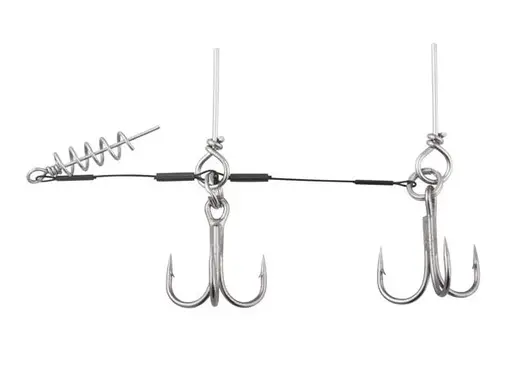 Dragon Screw In Soft Lure Pike Rig Double 27k