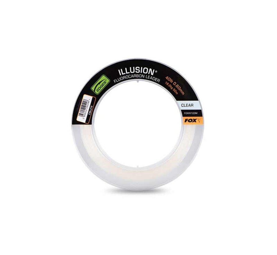 Illusion Fluorocarbon Leader 40lb 18.2kg (0.60mm) x 50m