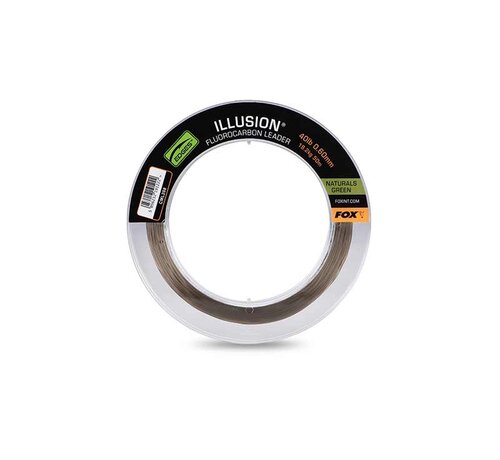 Fox Illusion Fluorocarbon Leader 40lb 18.2kg (0.60mm) x 50m
