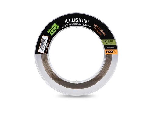 Fox Illusion Fluorocarbon Leader 40lb 18.2kg (0.60mm) x 50m