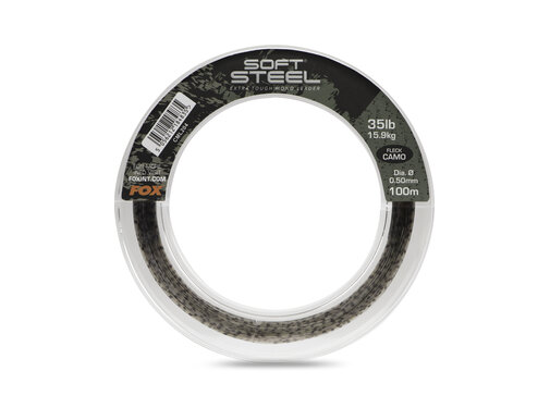 Fox Soft Steel Fleck Camo Leader