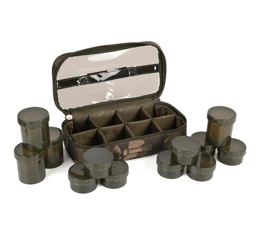 Camolite 12 Pot Hookbait Case