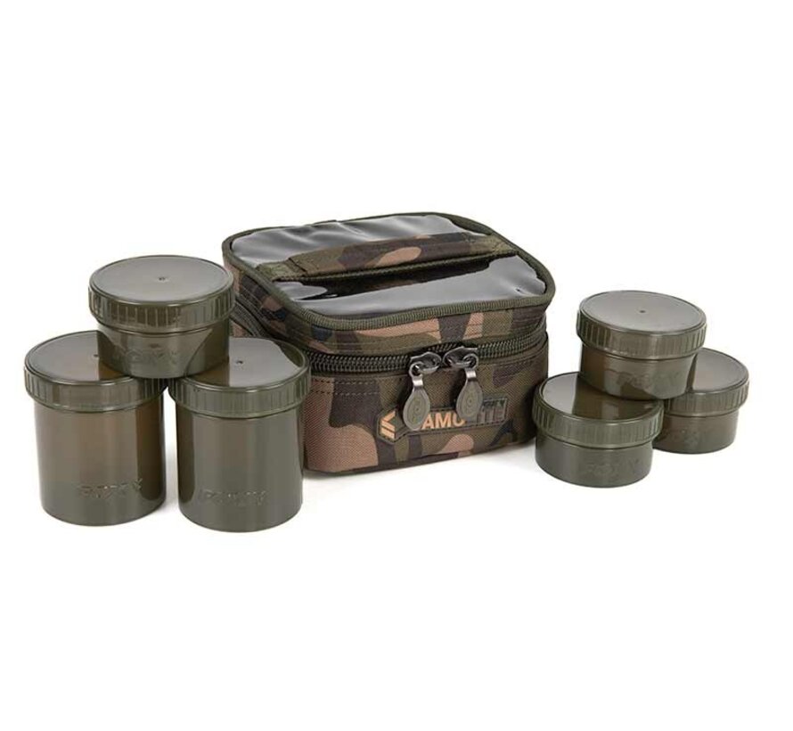 Camolite 6 Pot Hookbait Case