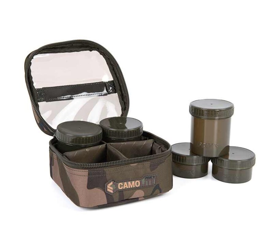 Camolite 6 Pot Hookbait Case