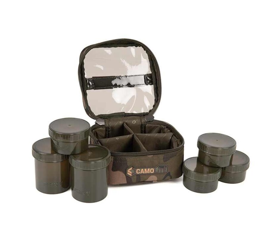 Camolite 6 Pot Hookbait Case