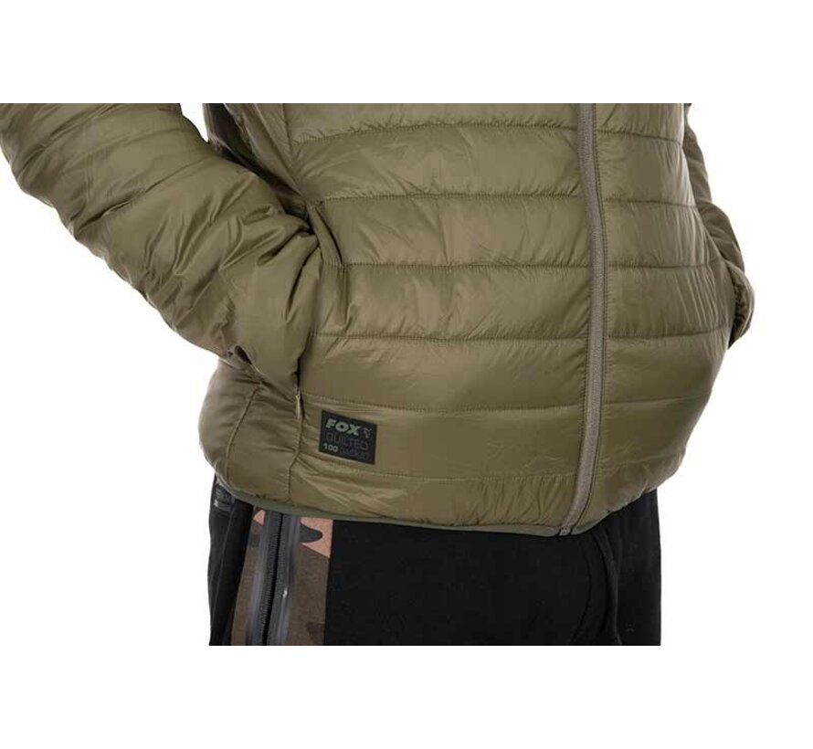 Olive Quilted 100 Jacket