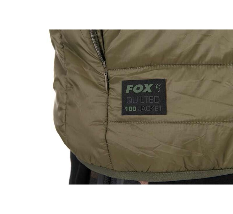 Olive Quilted 100 Jacket