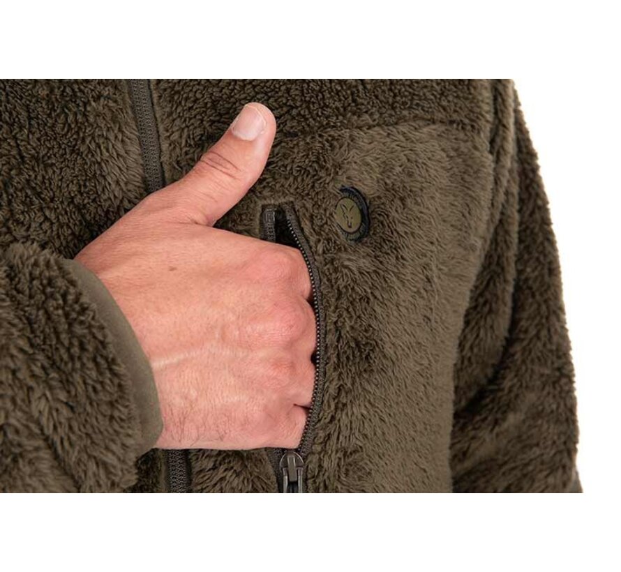 Khaki HD Premium Full Zip Teddy