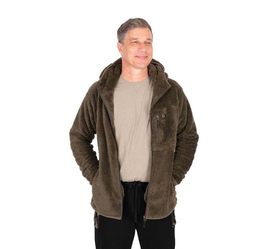 Khaki HD Premium Full Zip Teddy