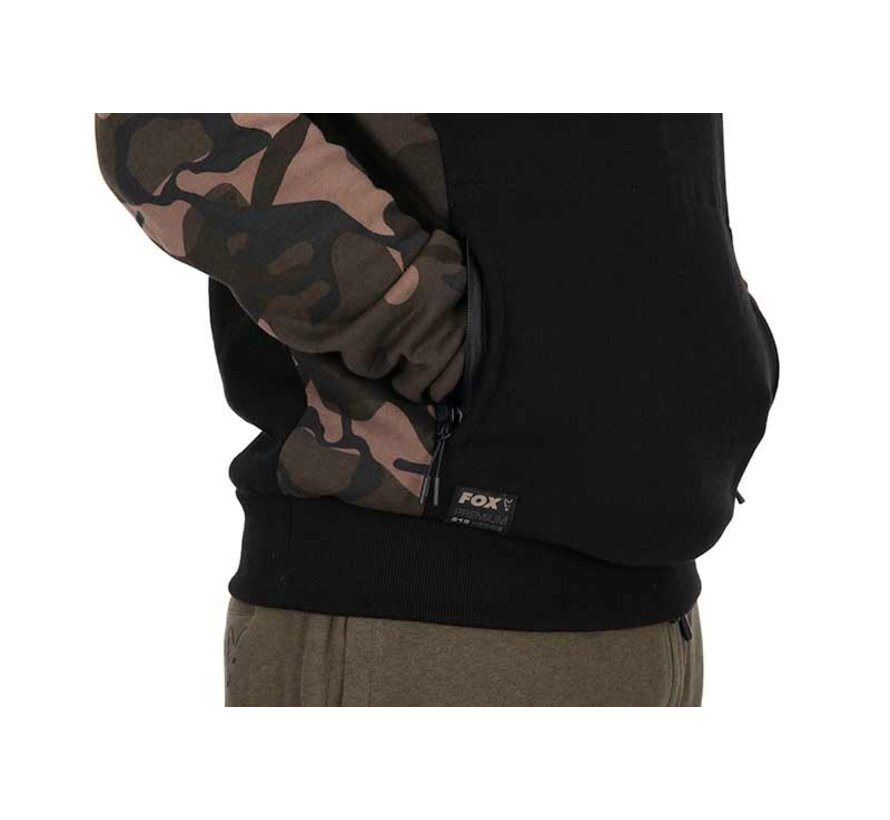 Black / Camo Pullover Premium 310 Hoodie