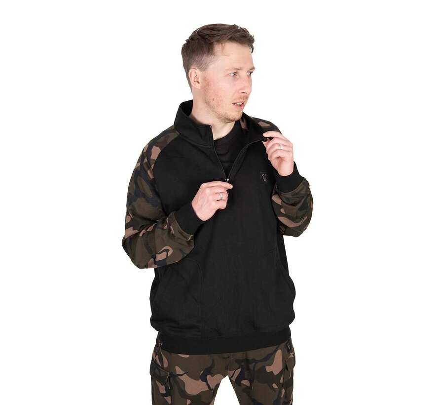LW Black / Camo Quater Zip