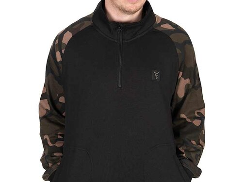 Fox LW Black / Camo Quater Zip