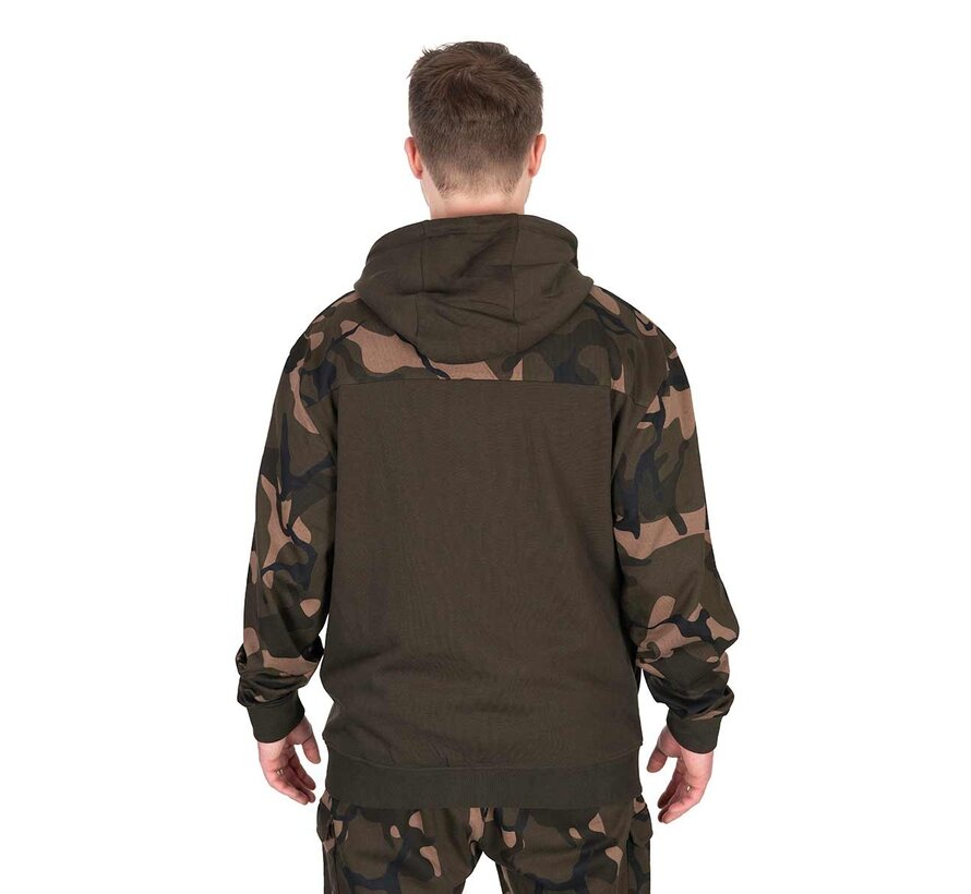 LW Khaki / Camo Split Zip Hoody