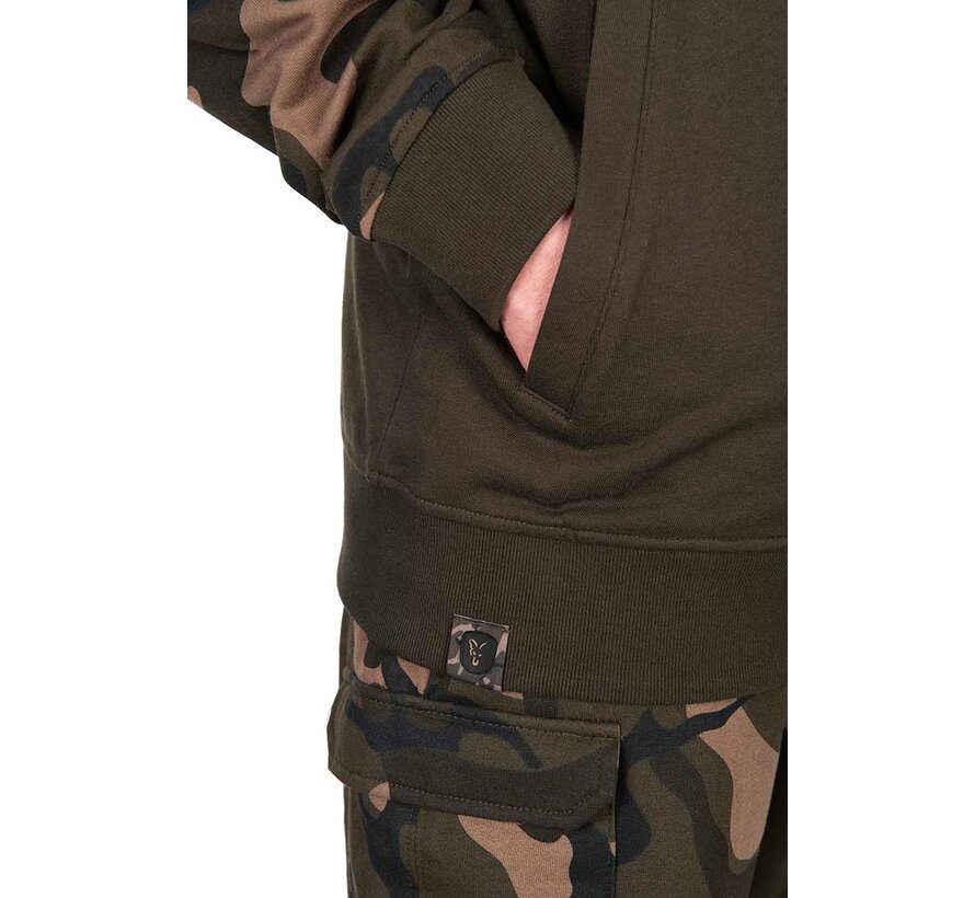 LW Khaki / Camo Split Zip Hoody