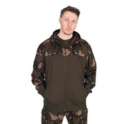 Fox LW Khaki / Camo Split Zip Hoody