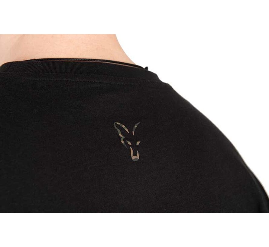 Black / Camo Logo T Shirt