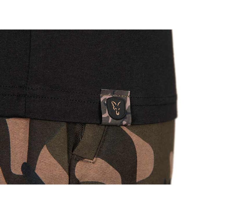 Black / Camo Logo T Shirt