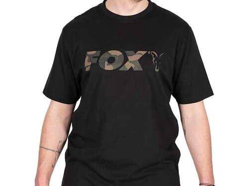Fox Black / Camo Logo T Shirt