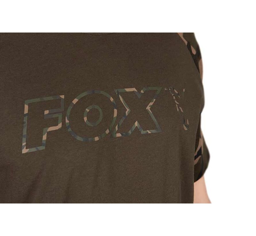 Khaki / Camo Outline T Shirt