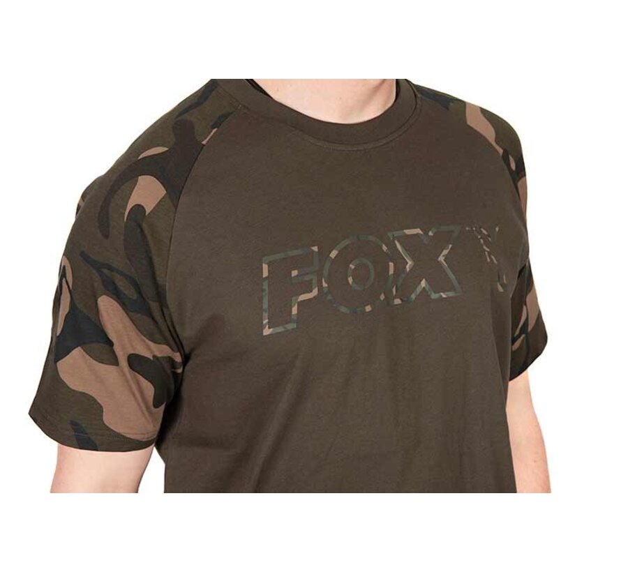 Khaki / Camo Outline T Shirt