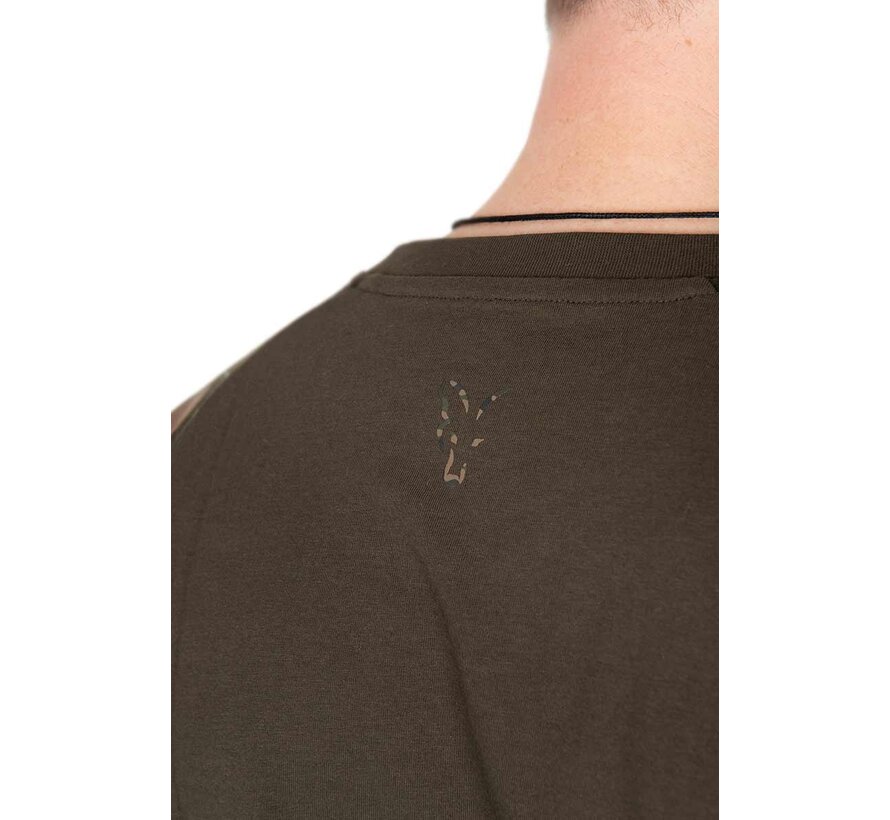 Khaki / Camo Outline T Shirt