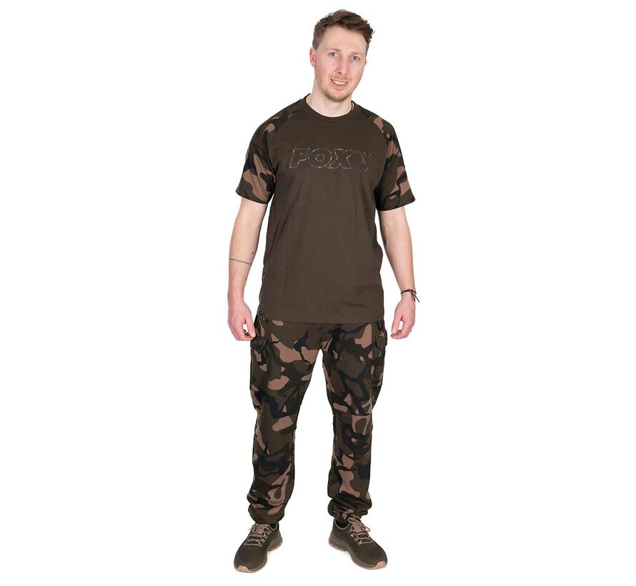 Khaki / Camo Outline T Shirt
