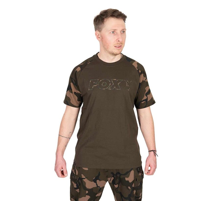 Khaki / Camo Outline T Shirt