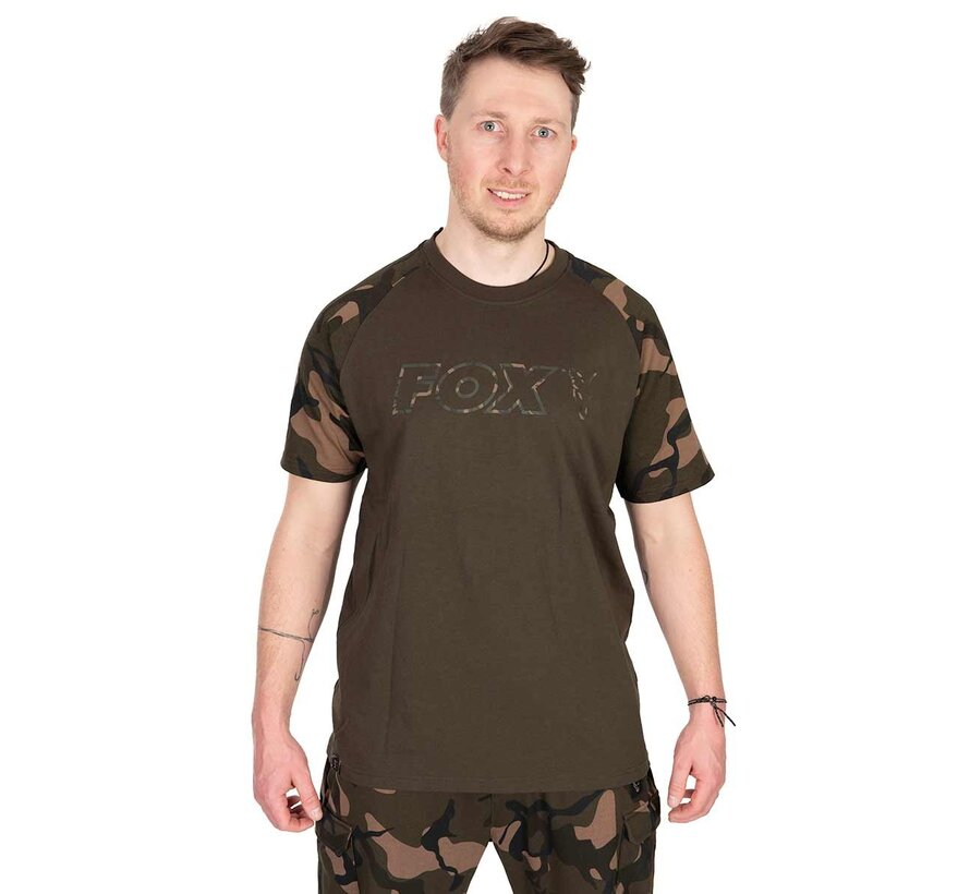 Khaki / Camo Outline T Shirt