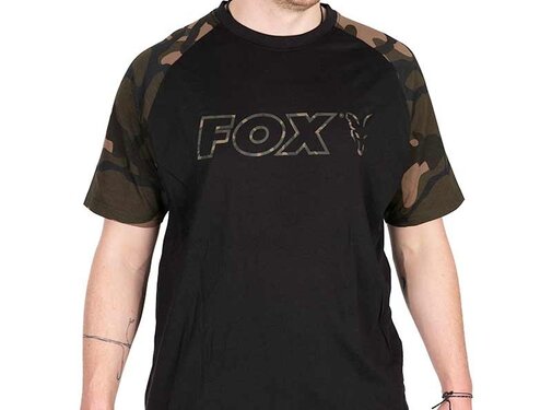 Fox Black / Camo Outline T Shirt