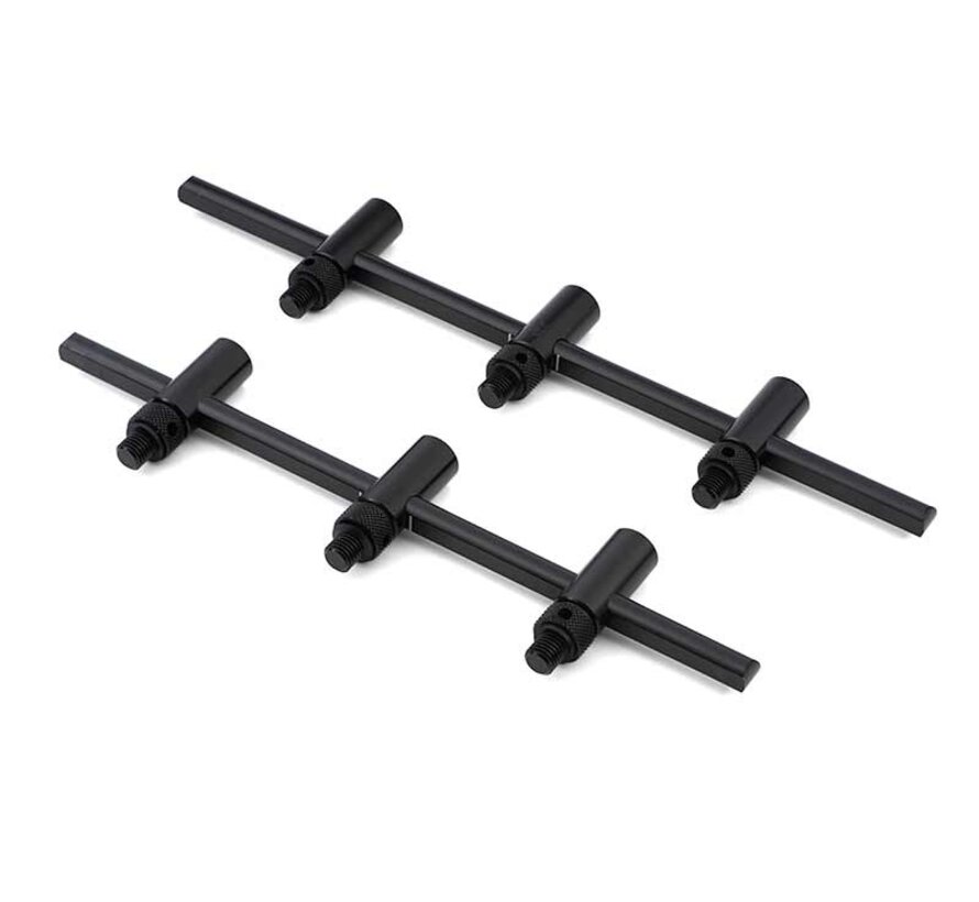 Black Label Slim Adjustable 3 Rod Buzz bars (220mm - 250mm)