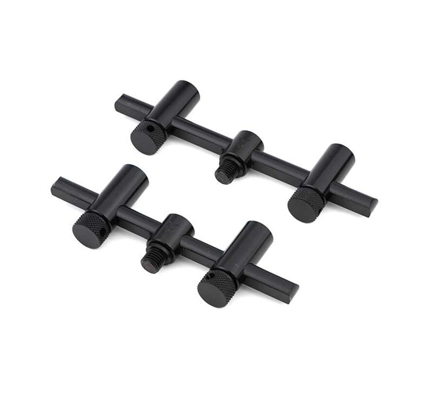 Black Label Slim Adjustable 2 Rod Buzz Bars (110mm - 125mm)
