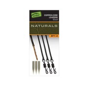 Fox Edges Naturals Copper-Core Leaders x3