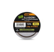 Fox Edges Illusion Soft Fluorocarbon Hooklink 30m - Naturals Green