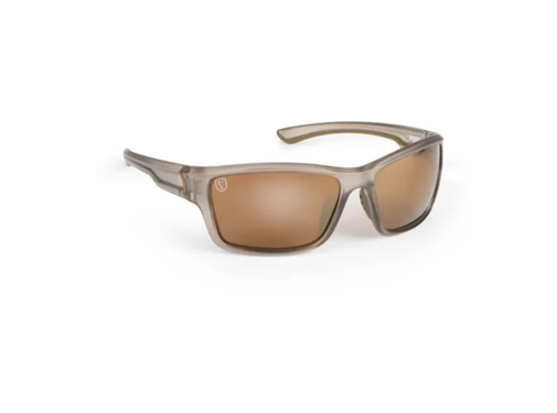 Fox Avius Wraps Trans Khaki Frame Brown Mirror Lenses