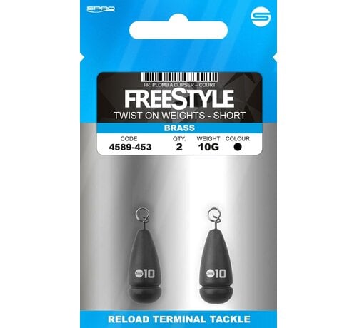 FreeStyle Twist On Weights Short Brass