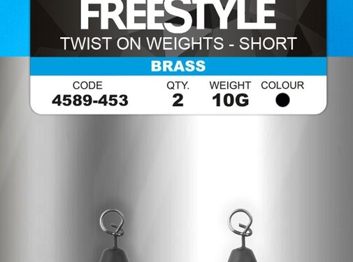 FreeStyle Twist On Weights Short Brass