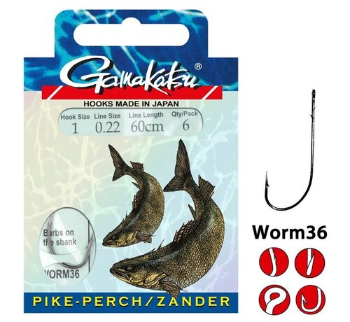 GAMAKATSU Zander Worm 36 60cm