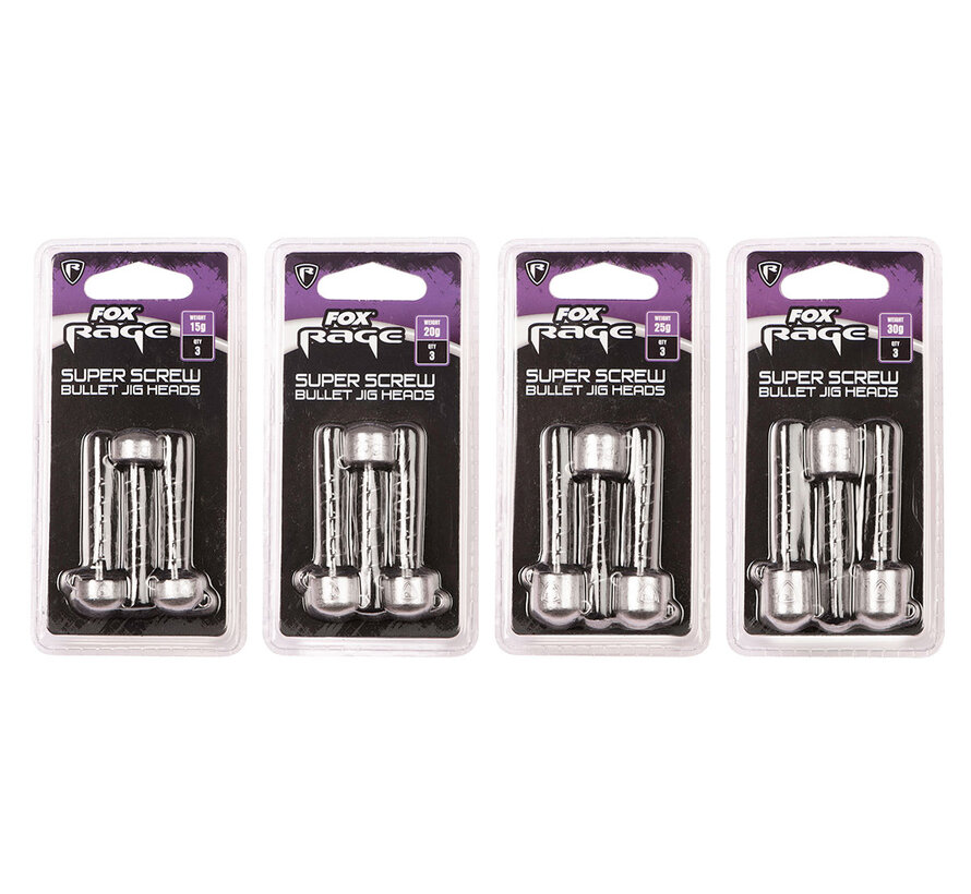 Super Screw Bullet Jig Heads