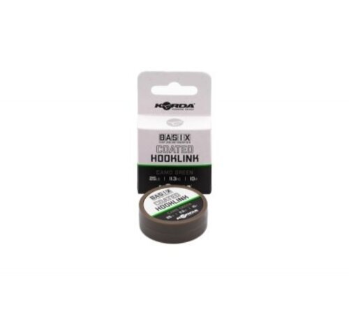 Korda Basix Coated Hooklink Camo Green