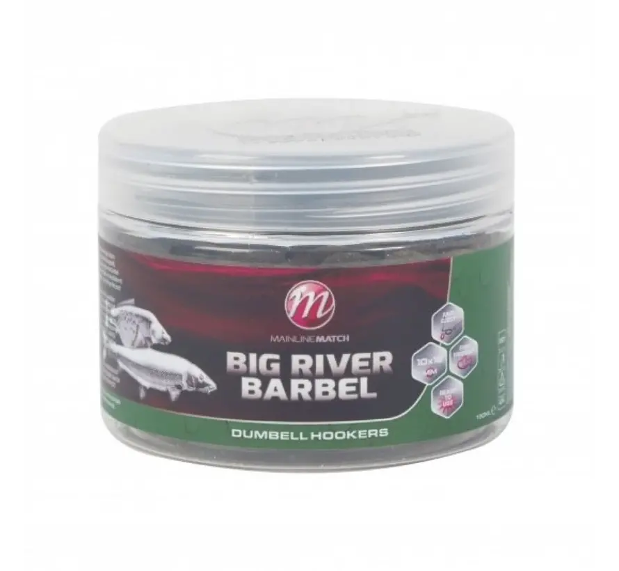 Match Big River Barbel Dumbell Hookers 10x12mm