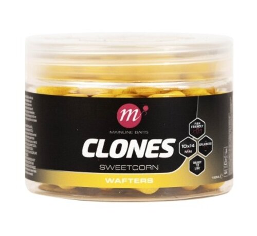 Mainline Clones Barrel Wafters Sweetcorn 10/14mm