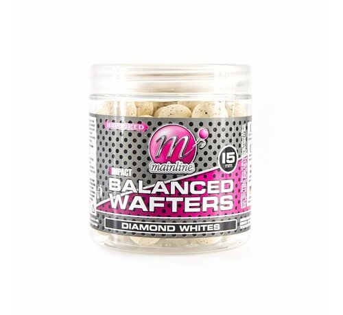 Mainline High Impact Balanced Wafters Diamond Whites 15mm